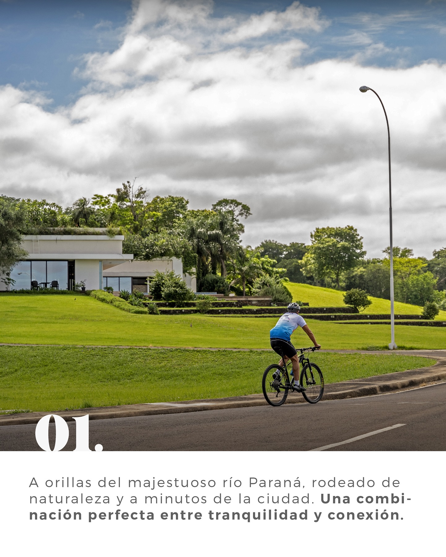 Calidad de vida y ubicación junto al río Paraná